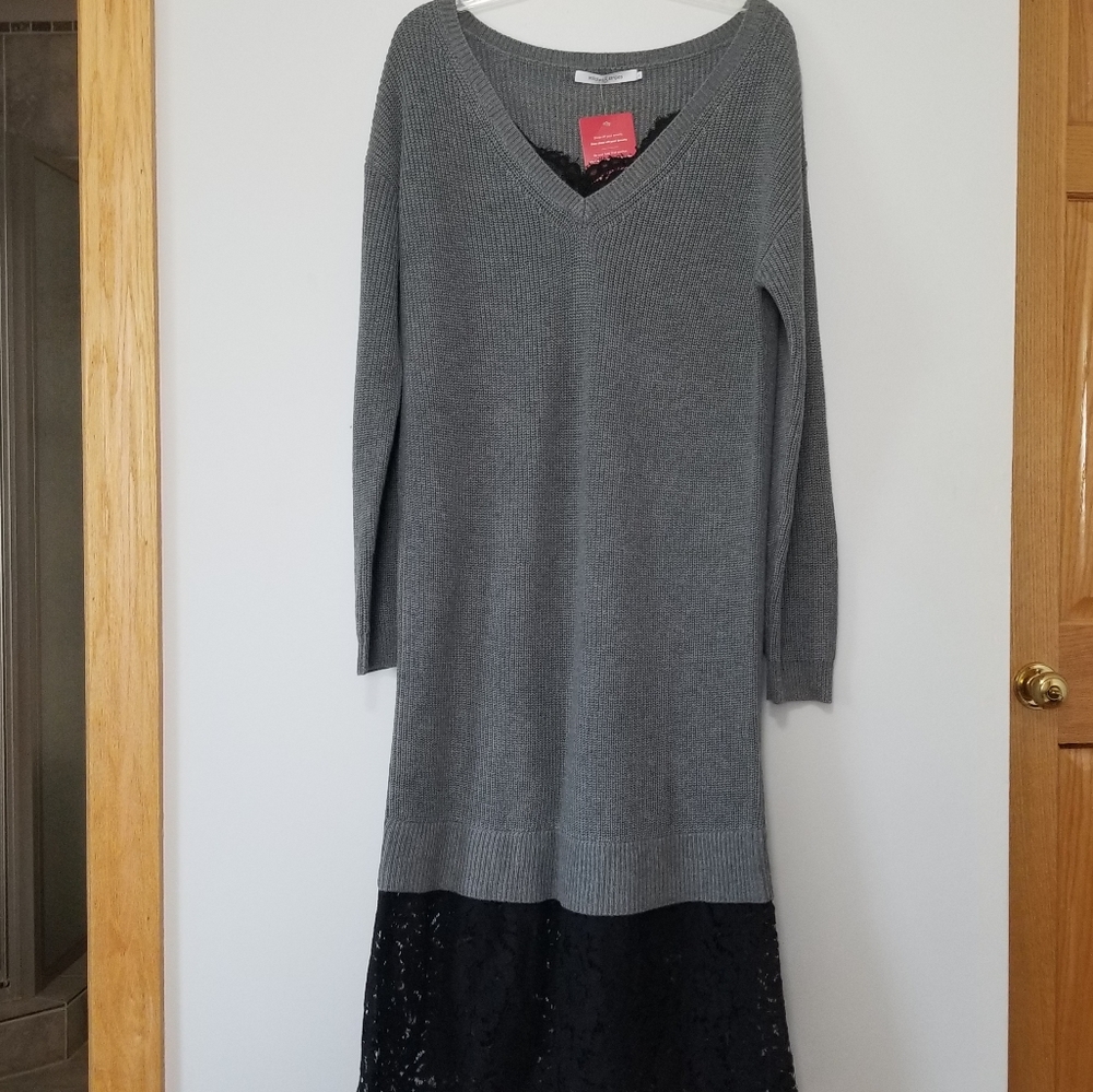 🌸NWT Stitches & Stripes Lace Sweater Dress🌸